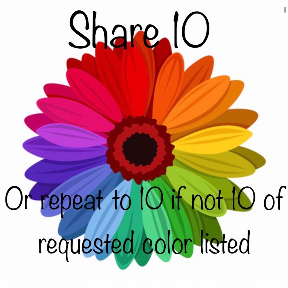 CLOSED 🌈 FRIDAY Color Share Group 🌈 - Picture 3 of 10